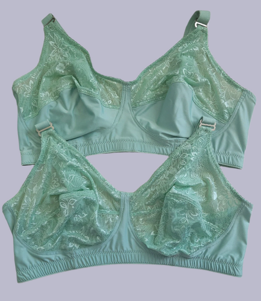 La Plantureuse Leisure Bras in color Mint