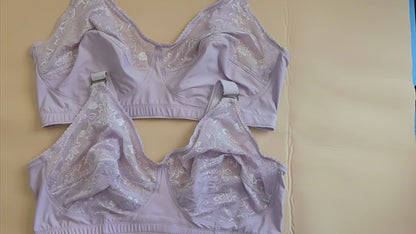 Video showcasing the La Plantureuse Leisure Bras in Lavender